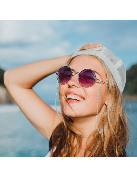 Cadena de Gafas 3 PCS Acero Inoxidable Unisex Elegante