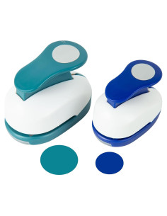 Cortador de Círculo QIQQIKIN 2PCS 38mm + 25mm para Manualidades
