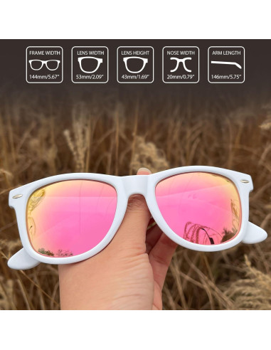Gafas de sol cuadradas Joopin polarizadas UV400 para todos