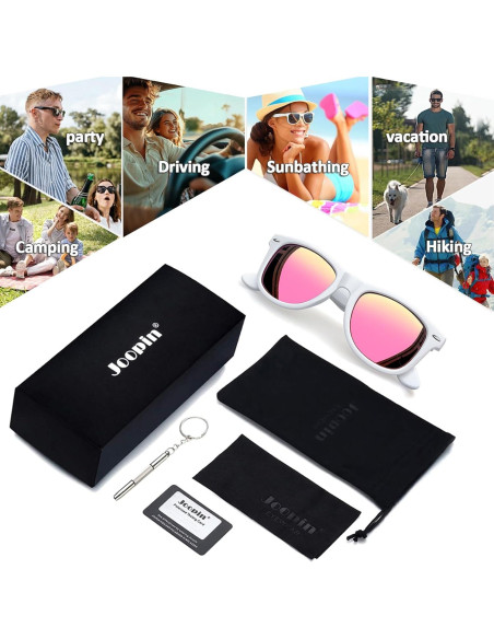 Gafas de sol cuadradas Joopin polarizadas UV400 para todos Gafas de sol cuadradas Joopin polarizadas UV400 para todos