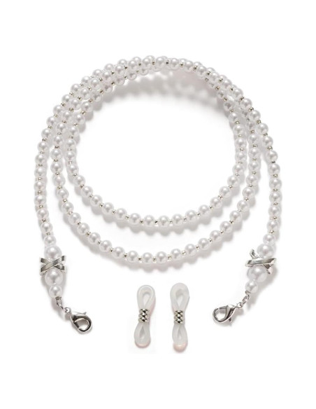 Cadena para Gafas OCR Blanca 76 cm Ajustable y Elegante