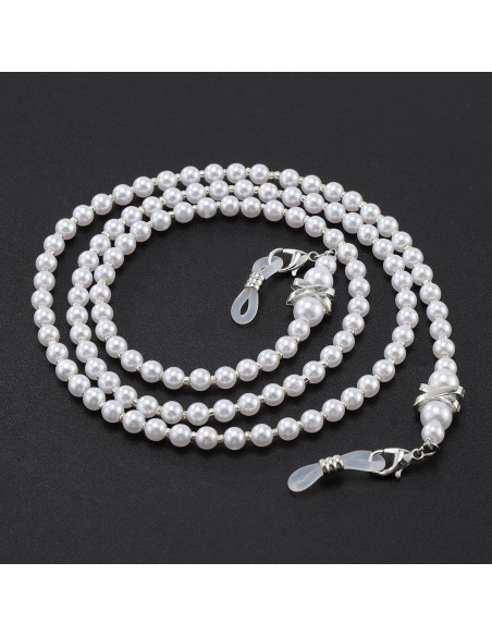 Cadena para Gafas OCR Blanca 76 cm Ajustable y Elegante