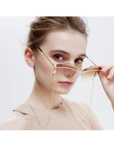 Cadena para Gafas OCR Dorada 78,74 cm con Hebilla Metal