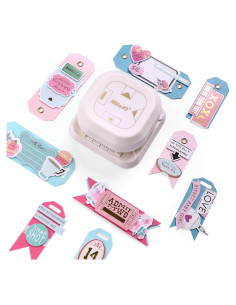 Troquelador de Etiquetas 4 en 1 Kaluofan para Manualidades