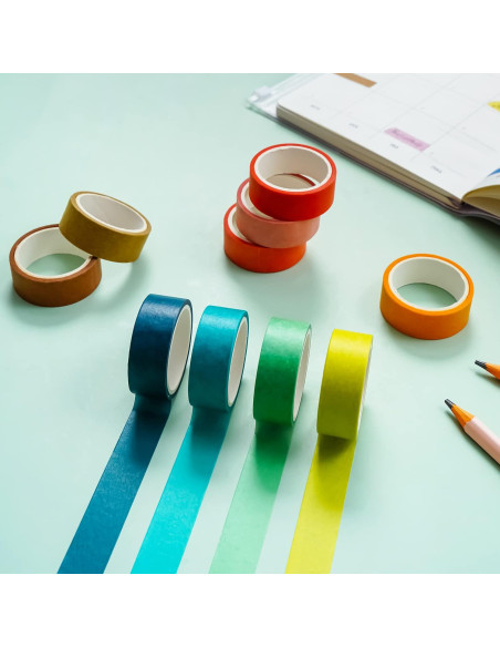 Juego de 60 Rollos de Cinta Washi Emmoolife 15mm x 3m Multicolor