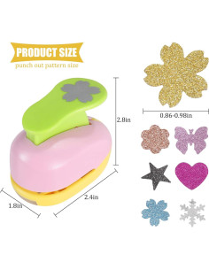 Set de Troqueladores de Papel Regilt 6 Pcs - Diferentes Formas 2