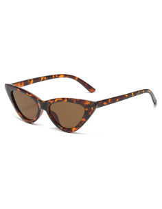 Gafas de Sol Cat Eye Mujeres Leopardo Vintage Plástico