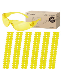 Gafas de Seguridad TICONN Transparentes Resistencia Rayones