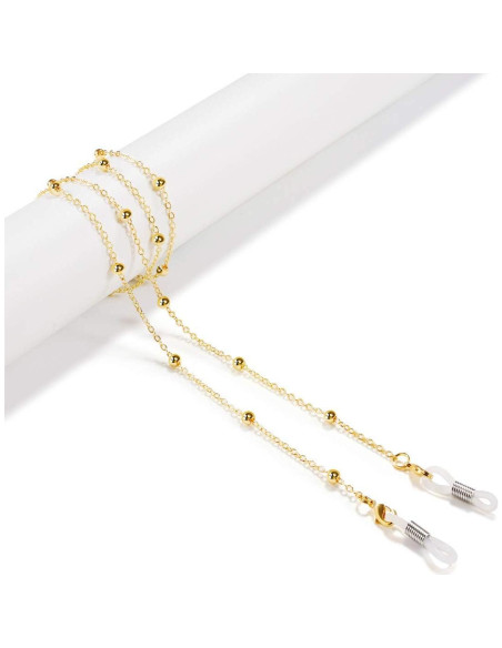 Cadena de Gafas Bead Outman Soporte Lanyard 70.6 cm Cadena de Gafas Bead Outman Soporte Lanyard 70.6 cm