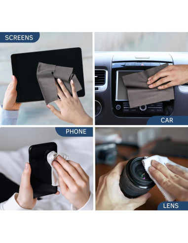 Paño de Microfibra KleanToday 30 Piezas 15x18 cm