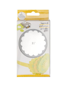 Troquel de Círculo Festoneado EK Tools 5.72 cm Grande 2