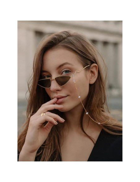 Cadena de Gafas PEARLADA de Oro 18K y Perlas Barrocas Cadena de Gafas PEARLADA de Oro 18K y Perlas Barrocas