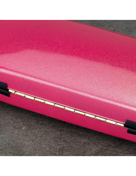 Estuche de Gafas Vemiss Rosa Ligero y Protector 16.18x6.03cm