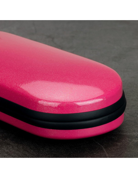 Estuche de Gafas Vemiss Rosa Ligero y Protector 16.18x6.03cm