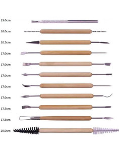 Kit de Herramientas de Escultura en Arcilla LANGQUN 35 Piezas 2