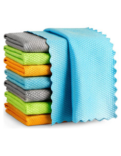 Paños de Microfibra AIDEA 40x40 cm 8PK Sin Pelusa