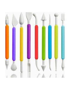 Juego de Herramientas de Esculpido en Arcilla Wolwefa 9 Piezas