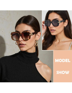 Gafas de sol cuadradas UV400 para hombres y mujeres - Moda 2