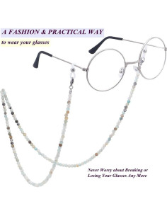 Cadena de Gafas KAI Top de Piedra Natural para Mujeres 2