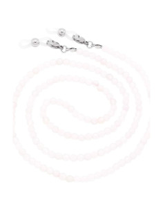 Cadena de Gafas KAI Top Cuarzo Rosa Mate 73 cm Moda