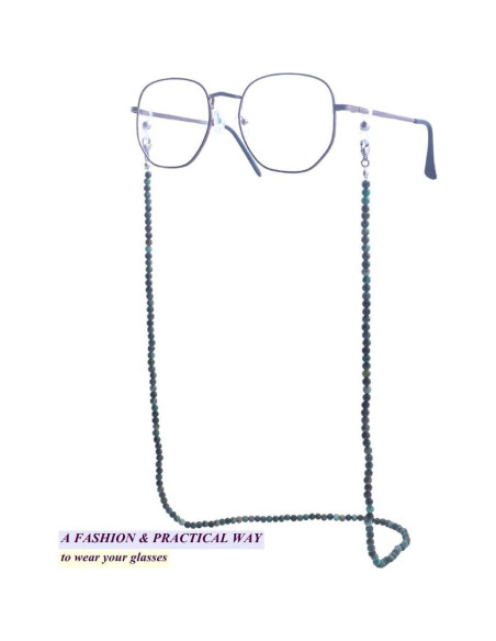 Cadena de Gafas KAI Top Turquesa Africana Moda Ajustable