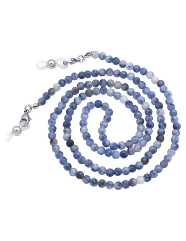 Cadena de Gafas KAI Top Cuentas de Piedra Natural Azul