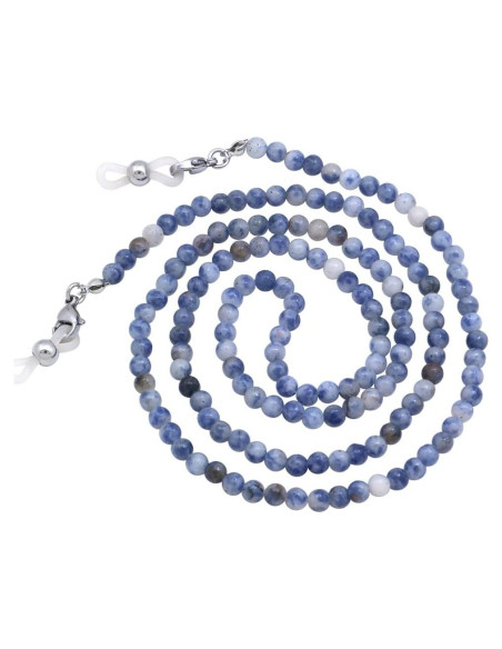 Cadena de Gafas KAI Top Cuentas de Piedra Natural Azul