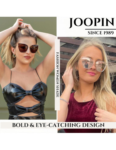 Gafas de sol grandes Joopin estilo gato UV400 para mujeres