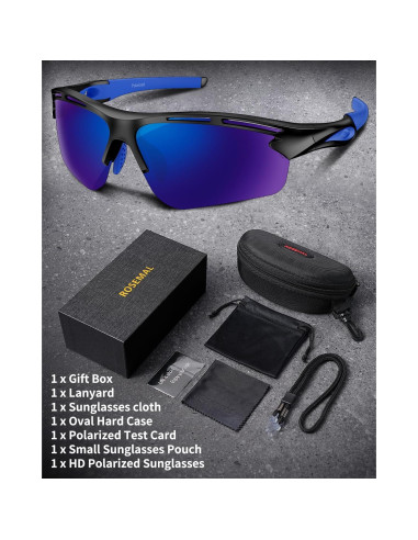 Gafas de sol deportivas Rosemal 7253 polarizadas UV400
