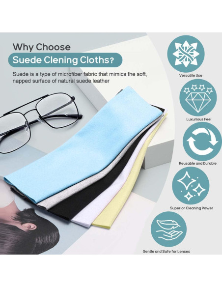 Paquete de 30 Paños de Microfibra CONLI 13x13cm Suave