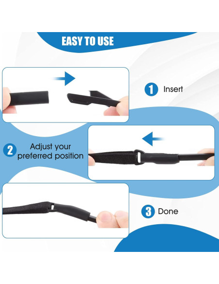 Correa Ajustable para Gafas KECHIO 4 Piezas Color Púrpura