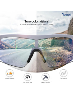 Gafas de Ciclismo Polarizadas YOZISS Cg9025w-g UV400 2