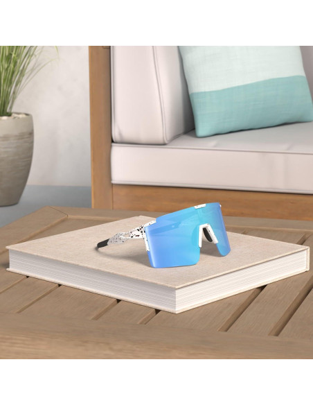 Gafas de sol OULAIQI polarizadas 3 lentes para ciclismo