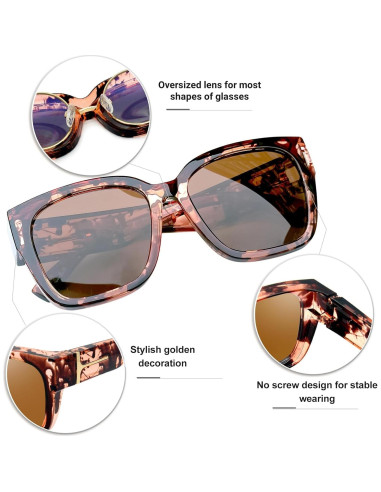 Gafas de Sol KANASTAL Polarizadas UV400 para Prescripción