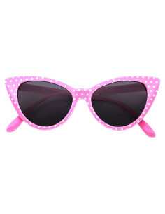 Gafas de sol Cateye para mujeres UV400 Rosa con puntos
