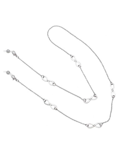 Cadena Lanyard para Gafas KAI Top 70 cm Plateada