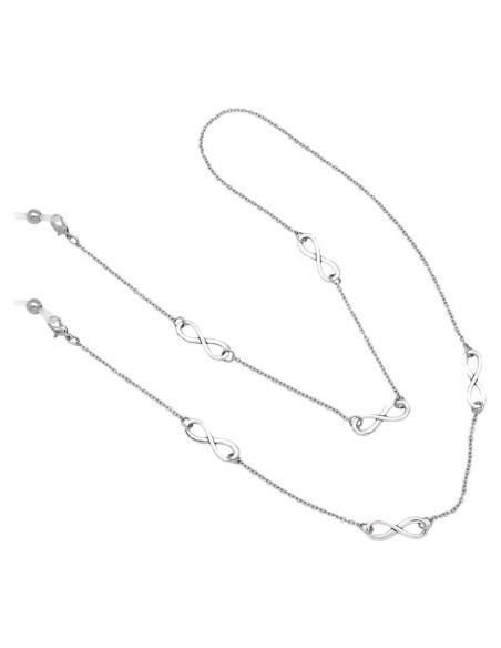 Cadena Lanyard para Gafas KAI Top 70 cm Plateada