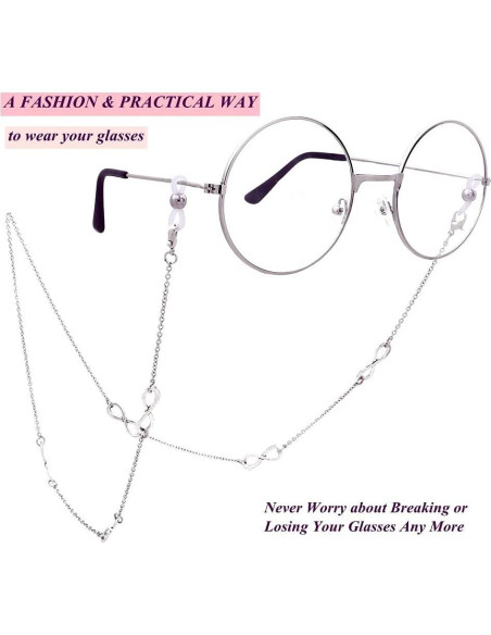 Cadena Lanyard para Gafas KAI Top 70 cm Plateada