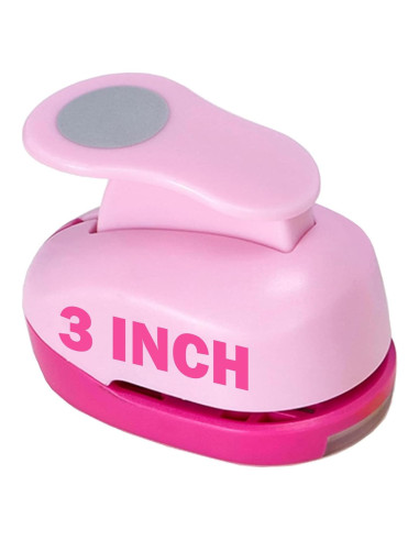 Perforadora de Círculo Rosa 75mm para Manualidades DIY