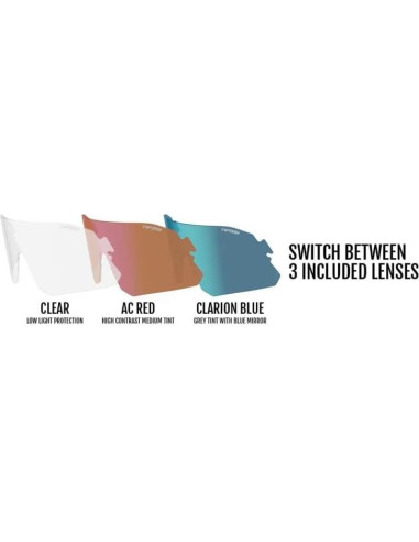 Gafas de sol Tifosi Rail - Ciclismo y béisbol, 3 lentes