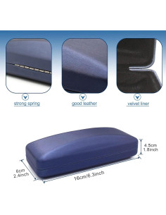 Estuche Duro para Gafas SMARTTOP - Color Azul Marino 2