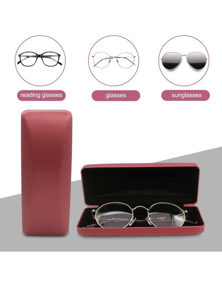 Estuche Duro para Gafas SMARTTOP con Paño de Limpieza