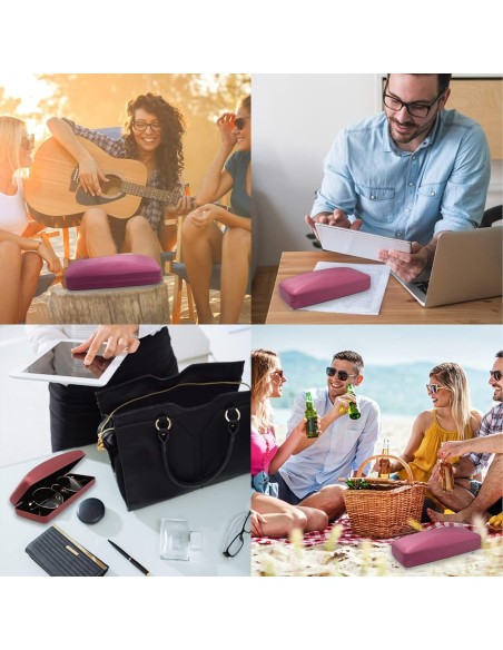 Estuche Duro para Gafas SMARTTOP con Paño de Limpieza
