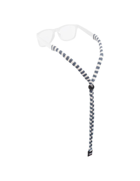 Retenedor de Gafas Chums Algodón Original Estándar Gris/Blanco