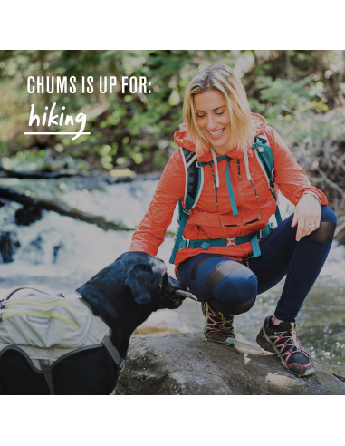 Retenedor de Gafas Chums Algodón Original Estándar Gris/Blanco