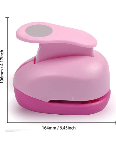Perforadora de Círculo Rosa 75mm para Manualidades DIY