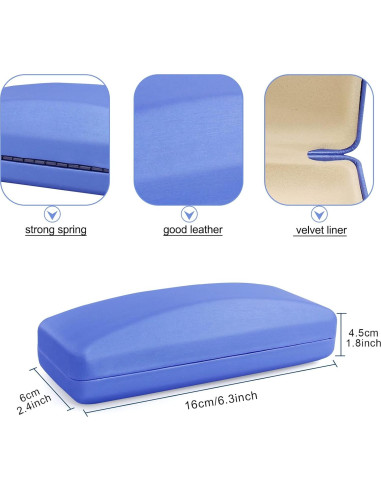 Estuche Duro para Gafas SMARTTOP con Paño de Limpieza