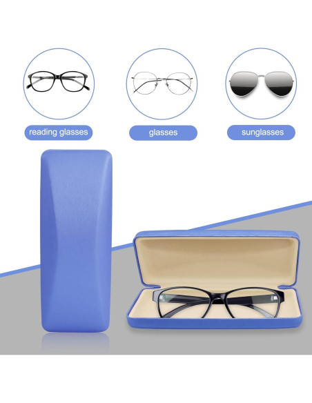 Estuche Duro para Gafas SMARTTOP con Paño de Limpieza