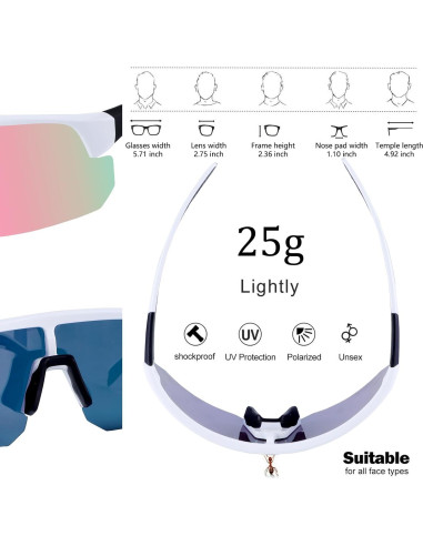 Gafas de sol polarizadas BangLong Jo578 UV400 unisex