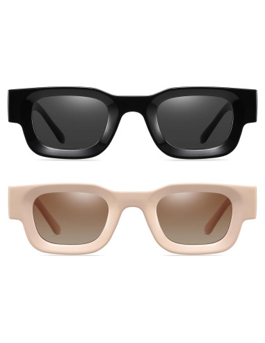 Gafas de Sol Polarizadas AIEYEZO Rectangulares Unisex